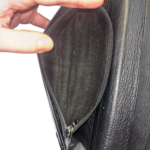 DUNHILL Chassis Black Leather Long Wallet - Authentic/EUC - Picture 9 of 16